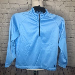 Boys Blue Nike Golf 1/4 Zip